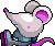 A space mouse from Cheese Dreams: New Moon with its helmet destroyed