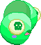 A dead plant slime