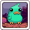 The finch in the Nitrome.com icon of Cooped Up