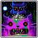 An avatar of the owl and the cat as a zombie