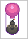 A bomb in the basket of a balloon