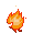 The unused walking fireball face sprite