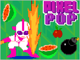 The image for Pixel Pop as it appeared for its release on the Nitrome blog