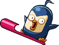 The penguin in the Avalanche skin