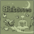 The image for 8bit Doves from the Featured section of the front page of Nitrome.com