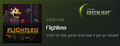 The Vote for Flightless Widget on Greenlight