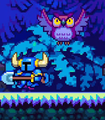 Altius chasing Shovel Knight