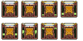 All the brown laser projector's sprites