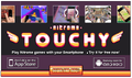 The Nitrome Touchy advertisement that is seen before distributable games load