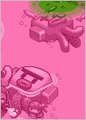 A octopus being poisoned and one grabbing a pirate in the Nitrome 2.0 skin