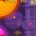 The Sun falling off the ceiling after the player activates the core reactor release switch